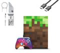 Microsoft Xbox One  Minecraft Limited Edition 1TB Gaming Console + Cleaning kit   Bundle Used
