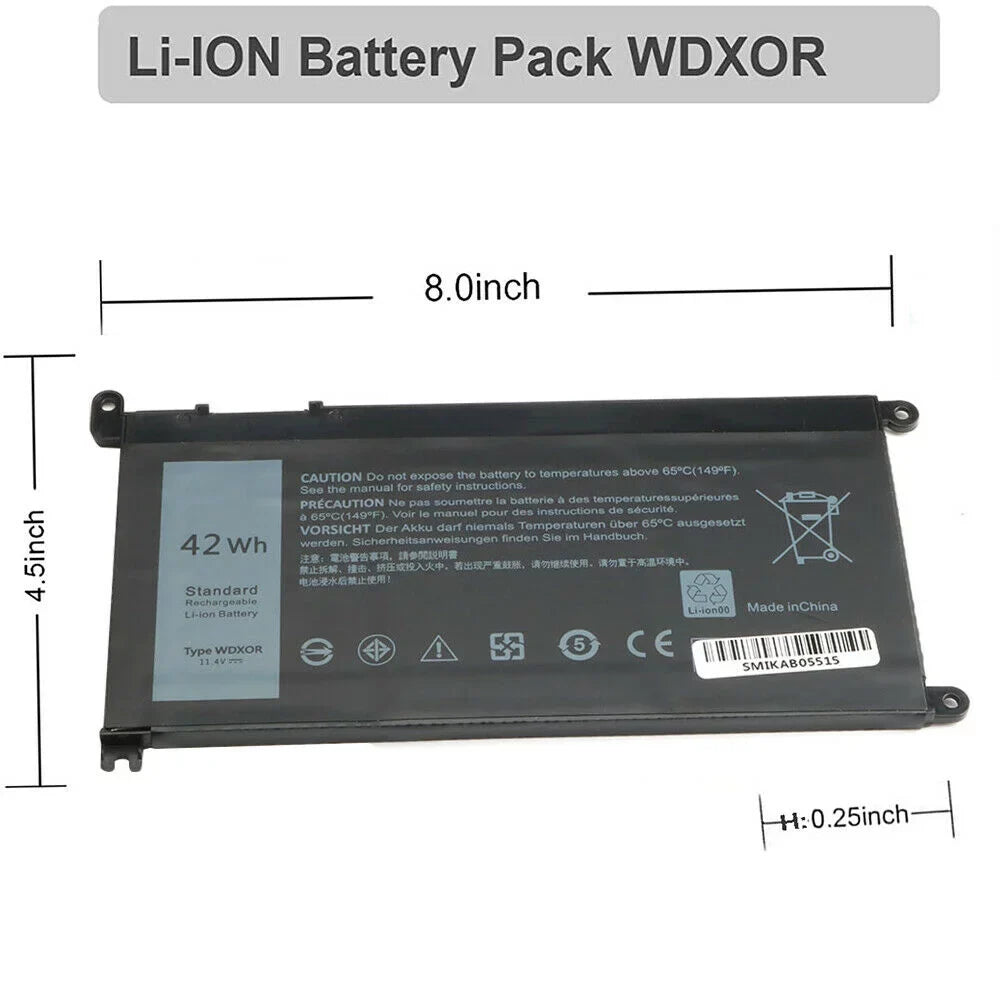 42WH  Battery for Dell Inspiron 5565 7573 Series