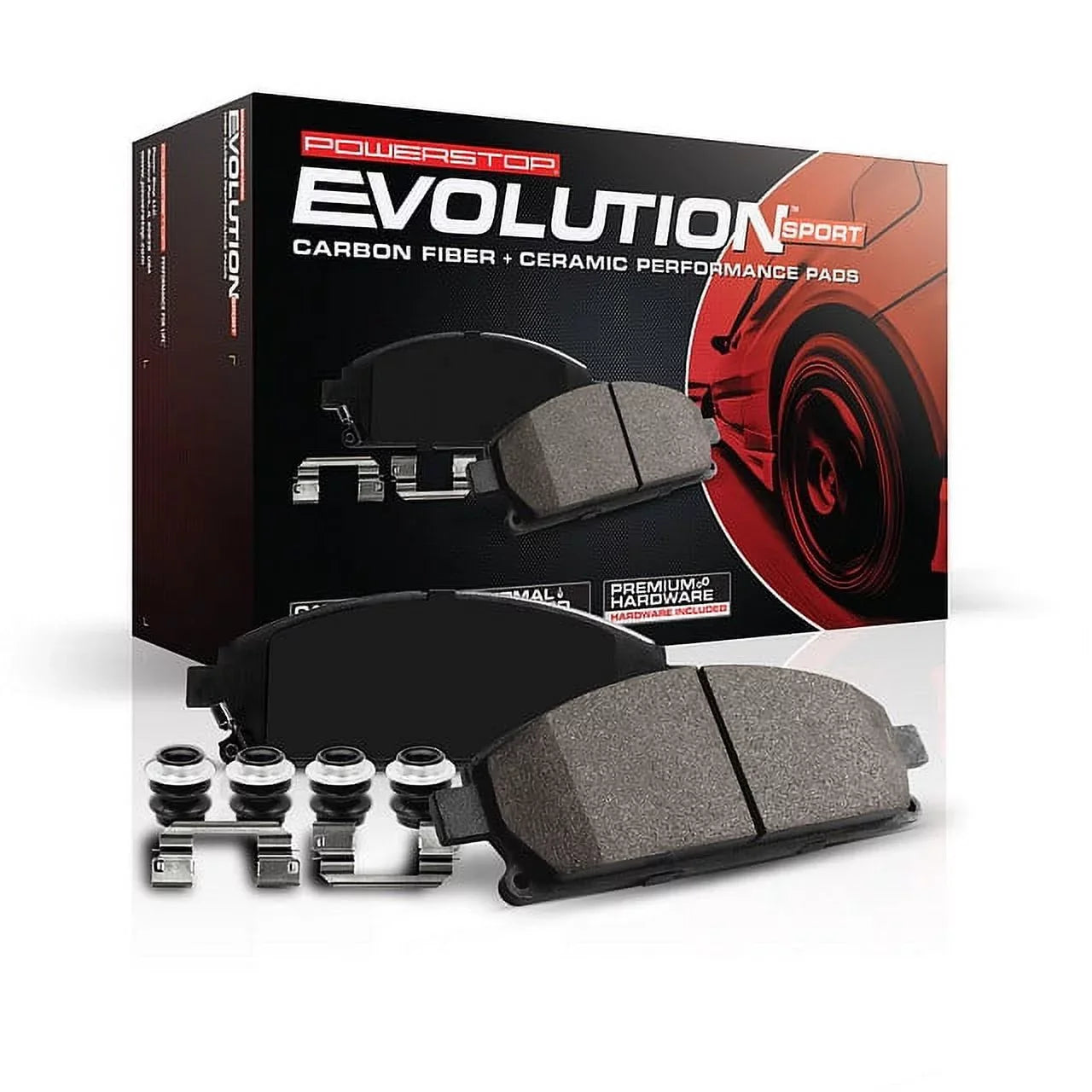 Power Stop Rear  Evolution Carbon-Fiber Ceramic Brake Pads -2191 Fits 2019 Infiniti