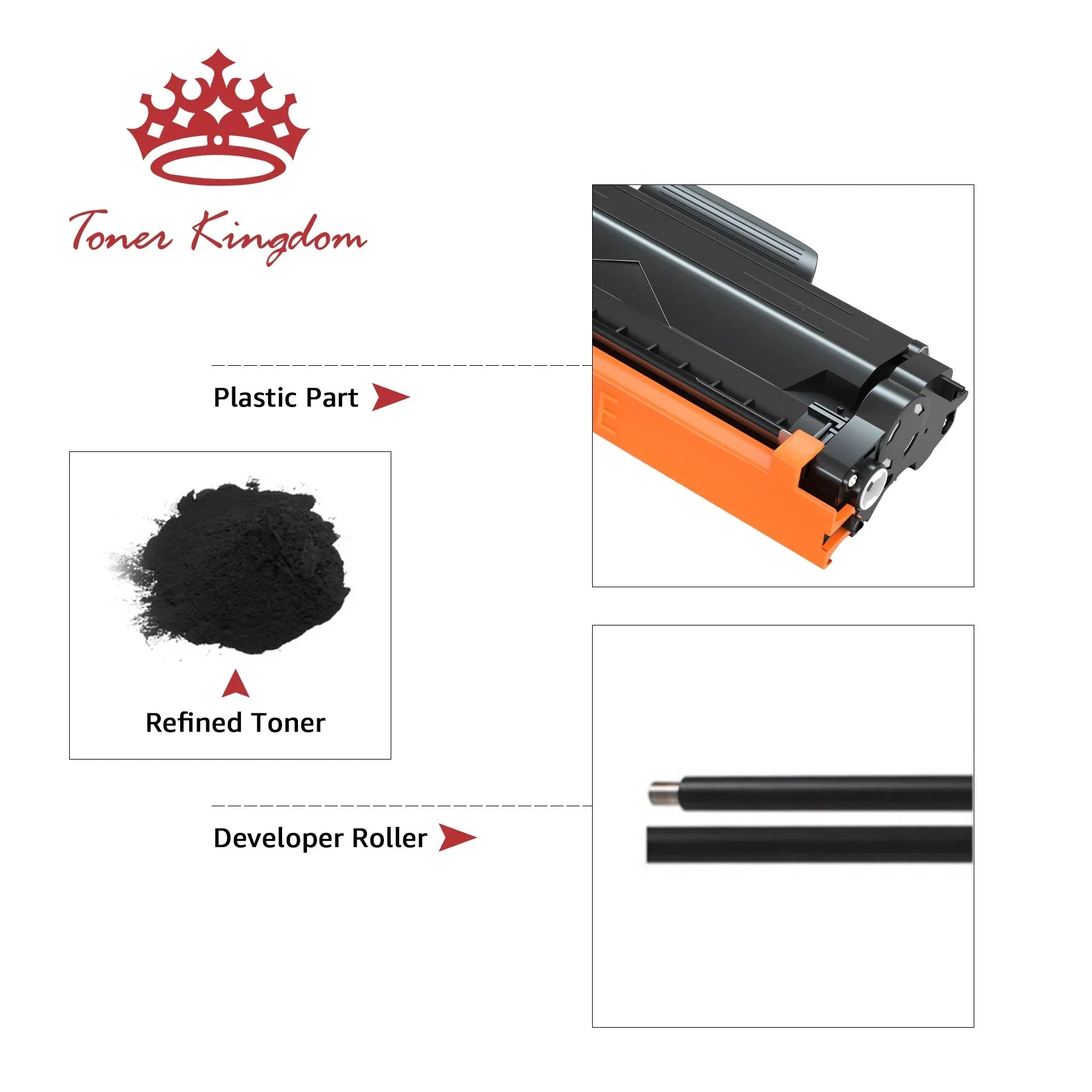4-Pack - Compatible Toner Cartridge for Samsung - 111S High Yield Xpress      Printer (Black)