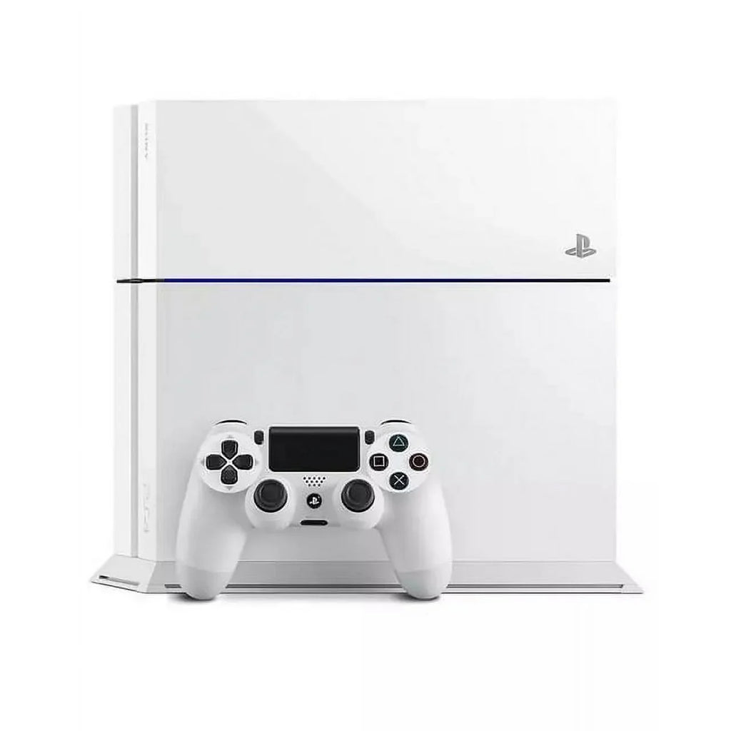 Sony PlayStation 4 500GB Gaming Console White Headset with   Cleaning Kit Bundle Like New