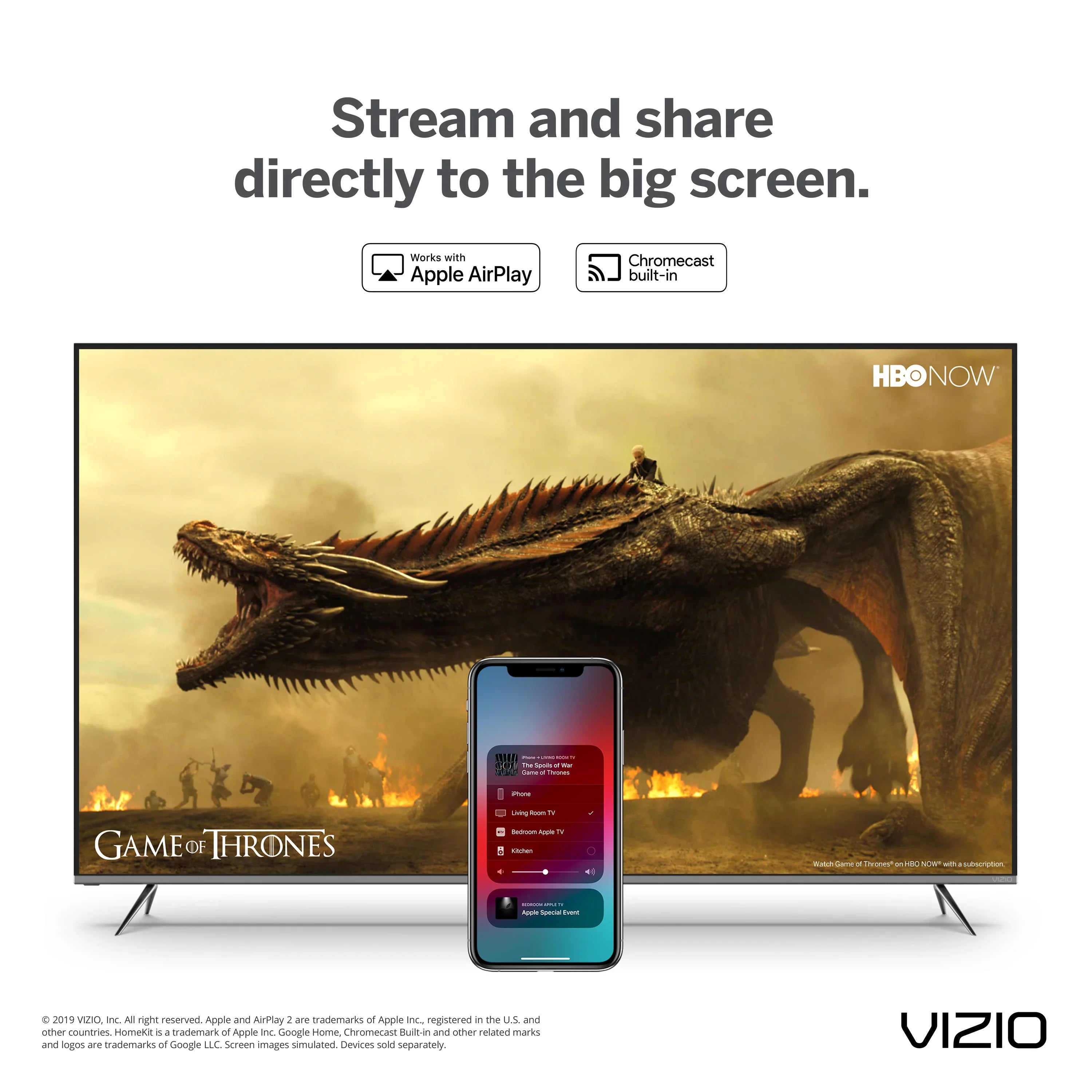 Vizio - 55-inch 4K 2160p 120Hz Quantum   Dolby Vision SmartCast