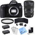 Canon  5DS  50.6MP Digital  Camera (Body Only) with Lens Power Bundle, Includes, Sigma 24-35mm Standard-Zoom Lens, Multicoated  Protective Filter & 2x - Batteries