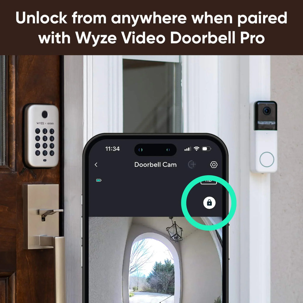 Restored Wyze Lock Bolt Satin Nickel (Refurbished)