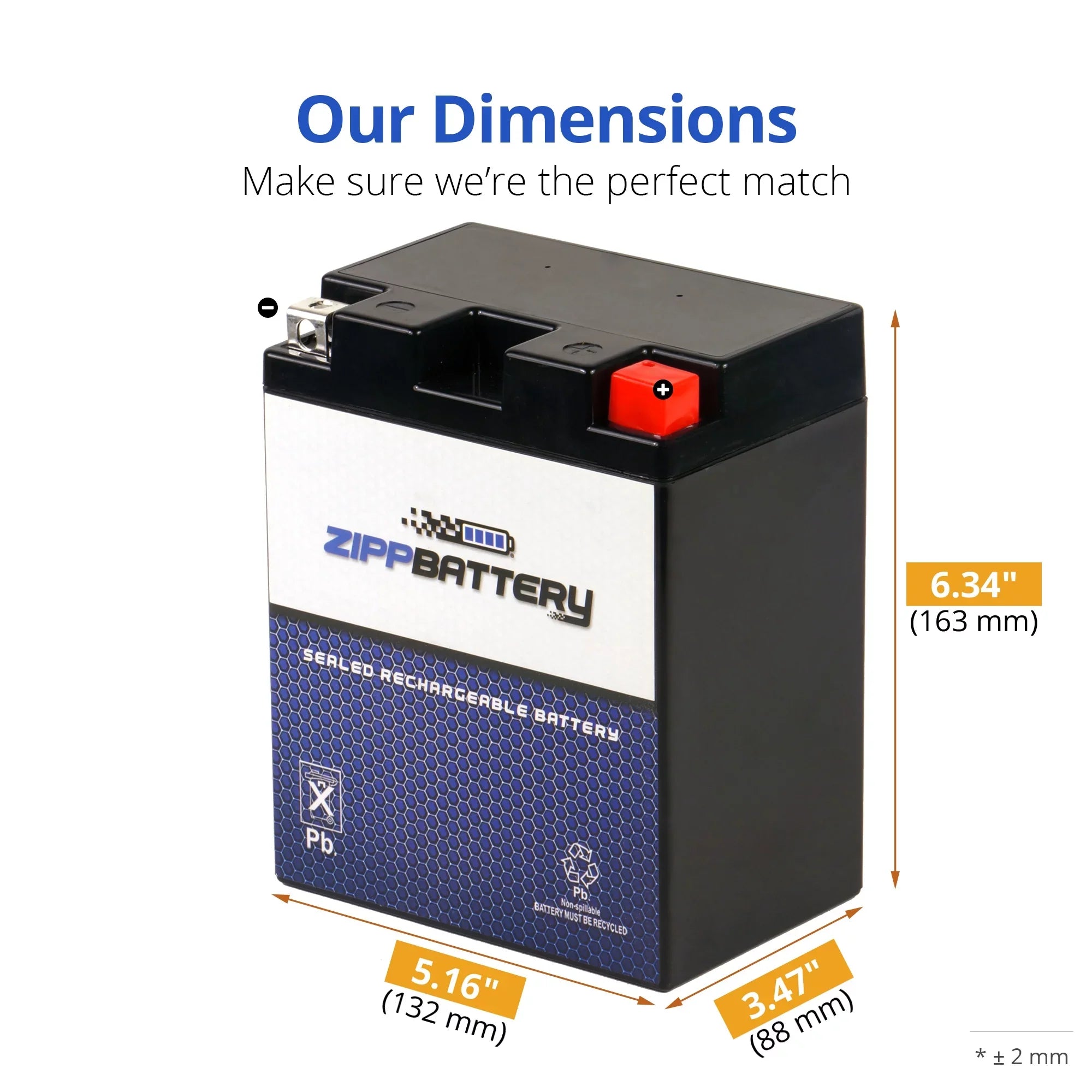 Zipp Battery - (14AHL- 12 Volt,12 Ah, 210 ) Snowmobile Battery for Arctic Cat Jag Afs /t 1993