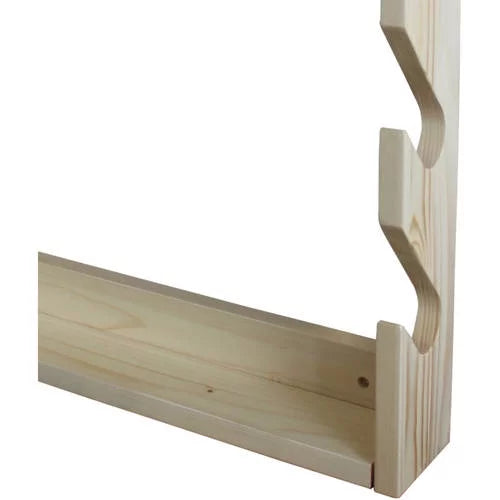 Rush Creek Creations Realtree Solid Pine 4 Gun Wall Rack with Hidden Hardware - Handcrafted - Durable