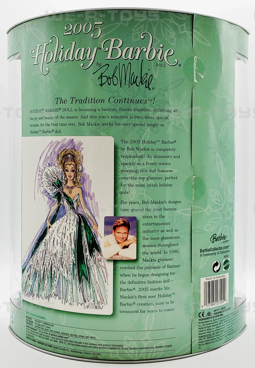 2005 Holiday Emerald Barbie Doll by Bob Mackie Mattel