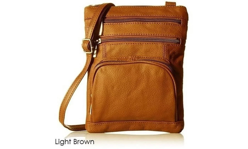 Super Soft Leather Plus Size Crossbody Bag