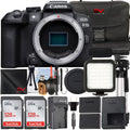 Canon   Mirrorless Camera (Body Only) with 2 Pack SanDisk 128GB Memory Card + Case +  Flash +  Premium Accessory Bundle