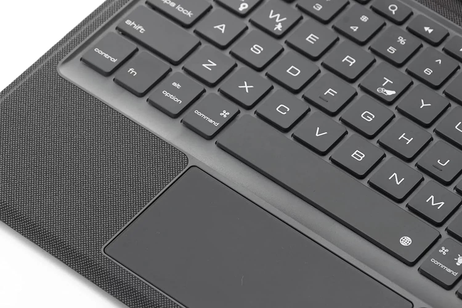 Backlit Keyboard Case for 2021 New iPad 9th Generation 10.2 inch / 8th 2020 / iPad 7th Gen 2019 / iPad Air 3rd Gen/Pro 10.5" 2017, Multi-Touch Trackpad, Bluetooth Magnetic Detachable Keyboard Black
