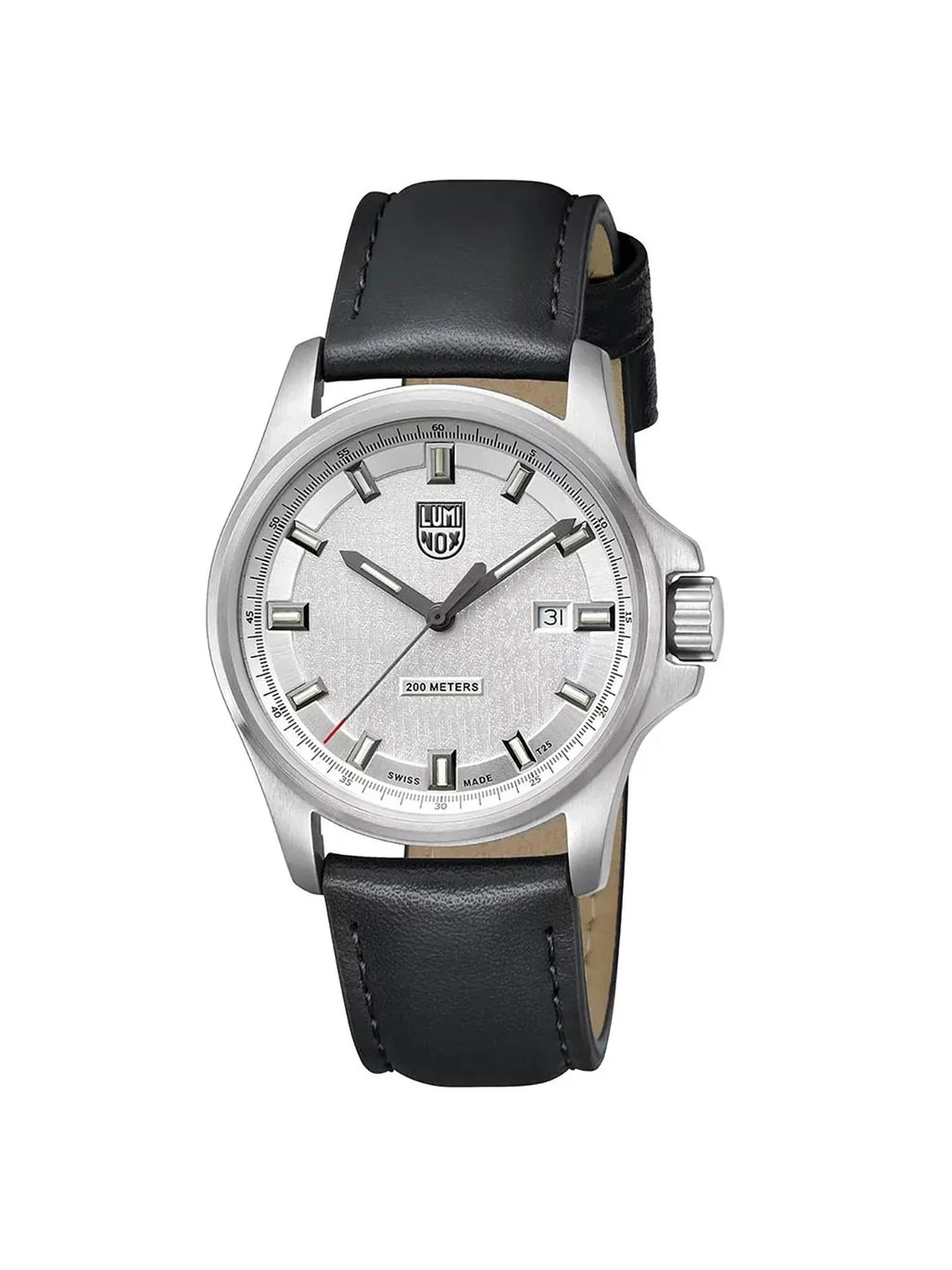 Luminox Dress Field 42mm Stainless Steel Silver Dial Mens Quartz Watch .1839
