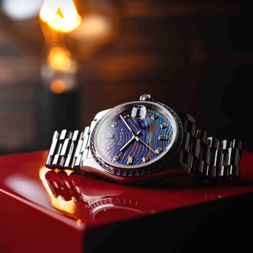 Duxot Serenata Rainbow Diver Automatic Damascus Limited Edition