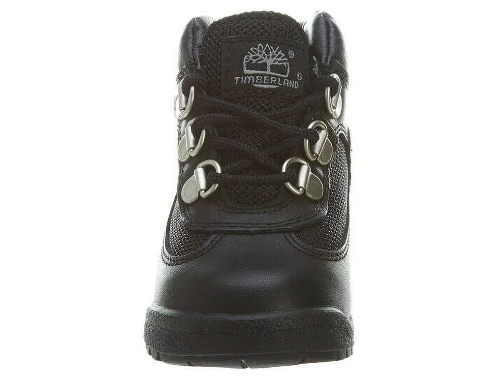 Timberland 15806 Baby Toddler Black Leather & Mesh Field Boot Shoes  (6.5)