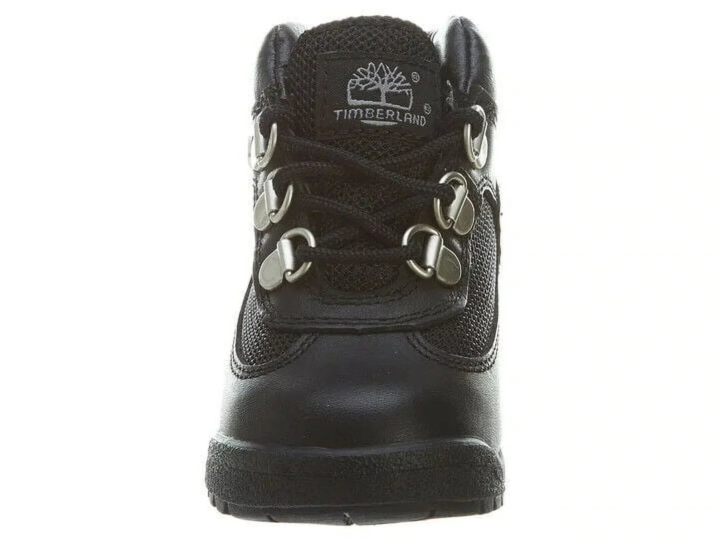 Timberland 15806 Baby Toddler Black Leather & Mesh Field Boot Shoes  (6.5)