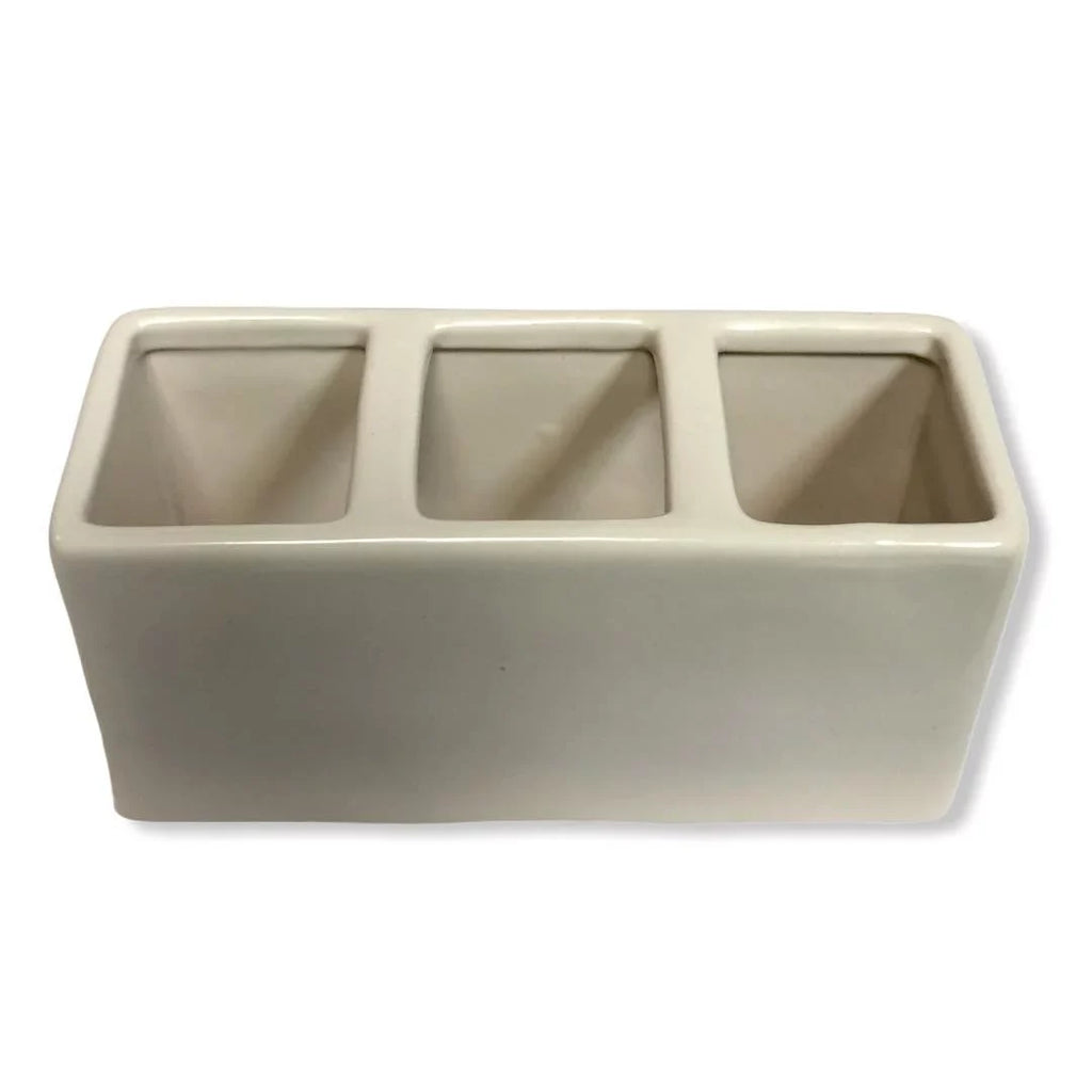 Rae Dunn by Magenta   Black Divided Organizer Home Decor