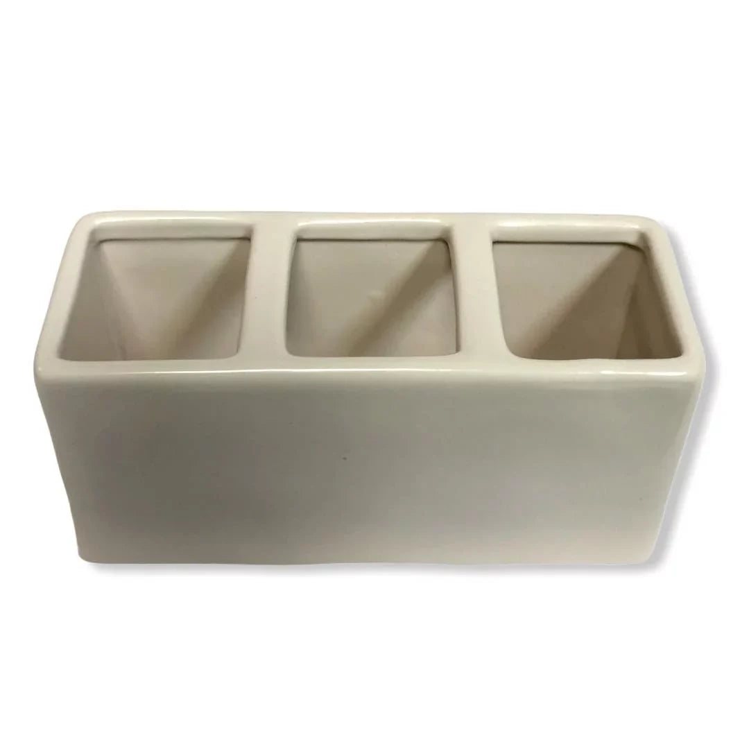 Rae Dunn by Magenta   Black Divided Organizer Home Decor