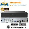 101AV  8 Channels 1TB Hard Drive 4MP/1080P .265/.264 Network Video Recorder, No Built-in PoE Ports & WiFi, /, Mobile APPs for Home/Office, Supports 10 x 4MP  Cameras