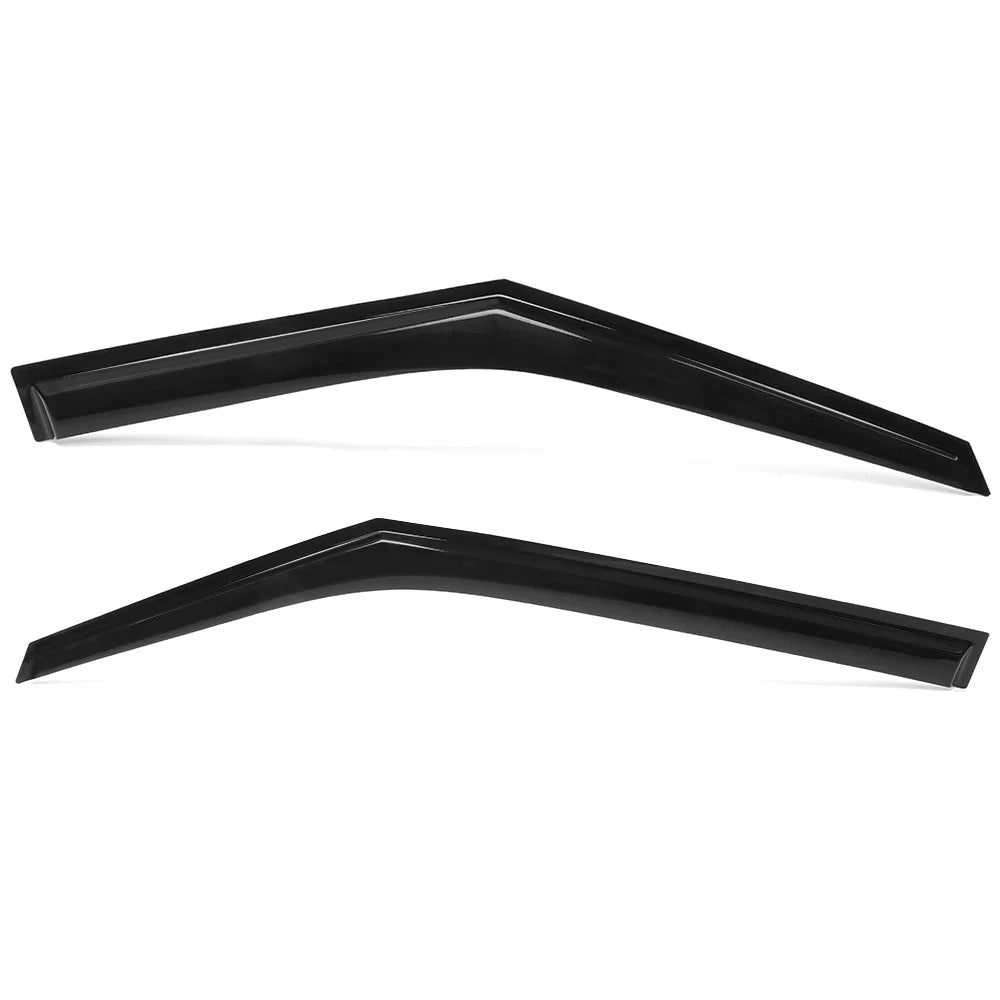 Ikon Motorsports Compatible with 2011-2018 Hyundai Veloster Window Vent Visor Deflector Rain Guard 4Pc Set Outside Mount 2011 2012 2013 2014 2015 2016 2017 2018