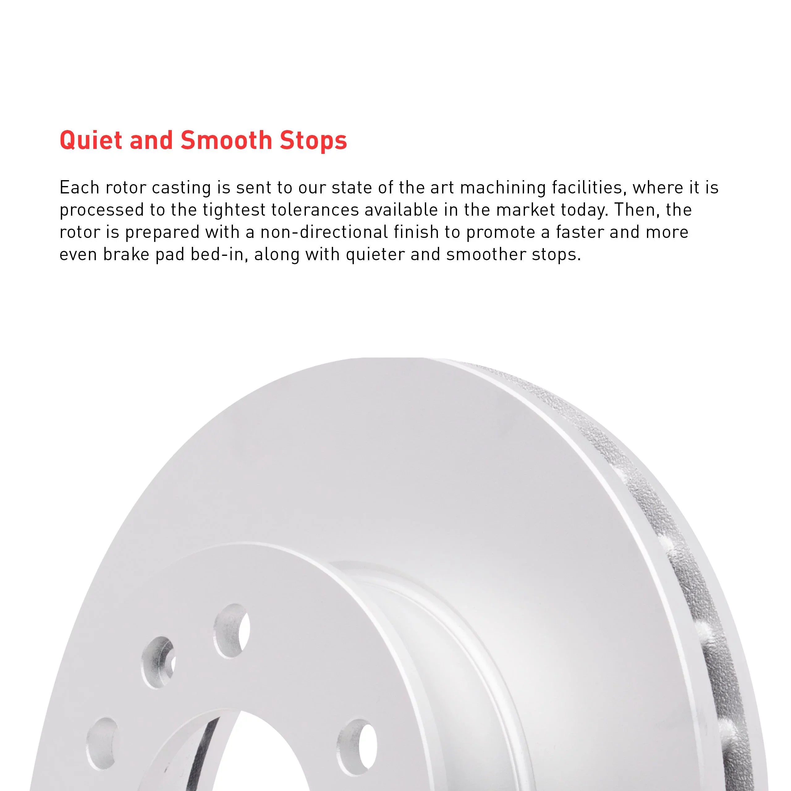 Dynamic Friction Company Front Geospec Brake Rotors with 3000 Series Ceramic Brake Pads includes Hardware 4312-91004 Fits select: 2017-2018   , 2016