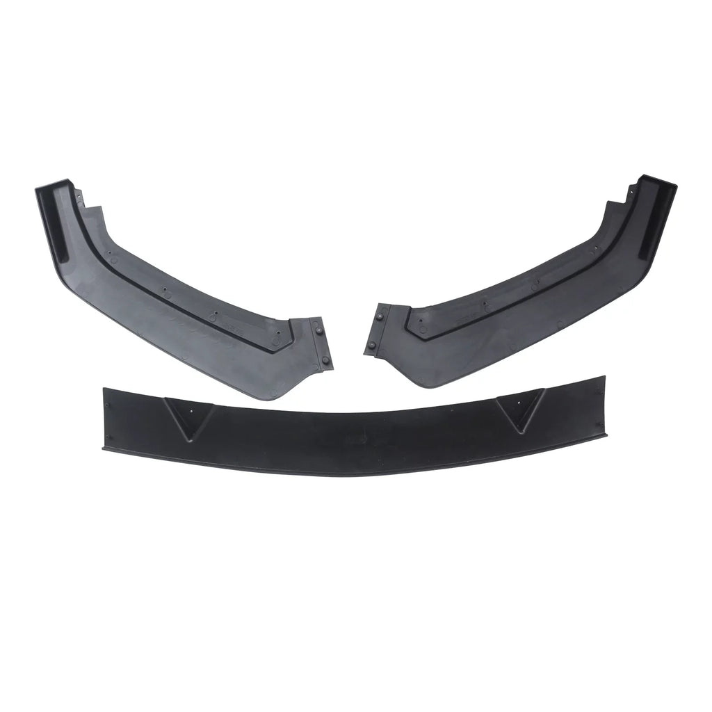 Front Bumper Lip for 2017-2023 Infiniti  Gloss Black 3PCS