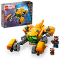 Marvel Baby Rocket’s Ship 76254 Buildable Spaceship Toy from Guardians of the Galaxy 3 Featuring Rocket Raccoon and Baby Rocket Minifigures, Collectible Super Hero Toy Gift for Kids Ages 8 and up