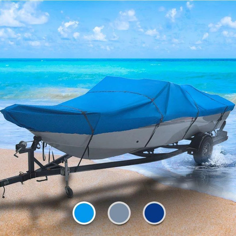 Semi-Custom Fishing Boat with -Top/Hard Top 32' 6" Long and 120" Wide Seal Skin 1200 Boat Cover