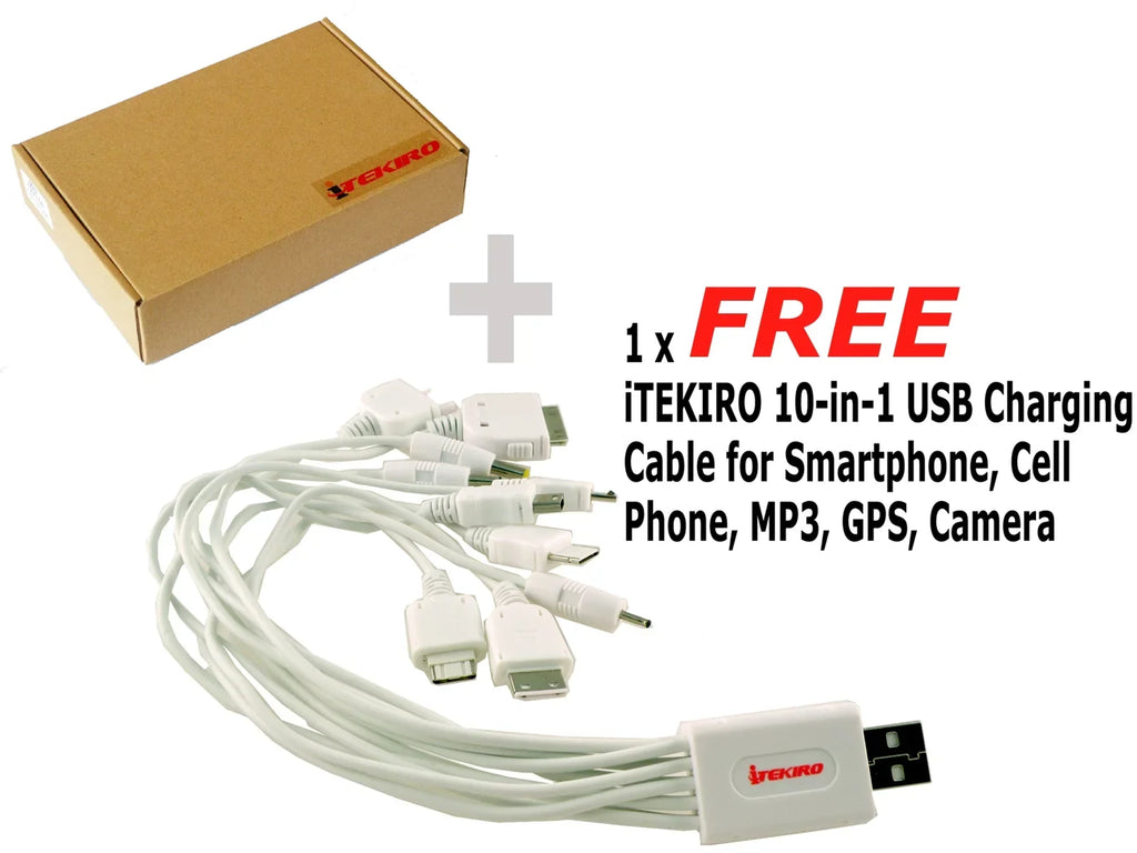 iTEKIRO 65W  Adapter for Dell Inspiron 15 3555, i3555, 15 3558, i3558, 15 3565, i3565, 15 3573, i3573, 15 3593, i3593, 15 5551, i5551, 15 3580