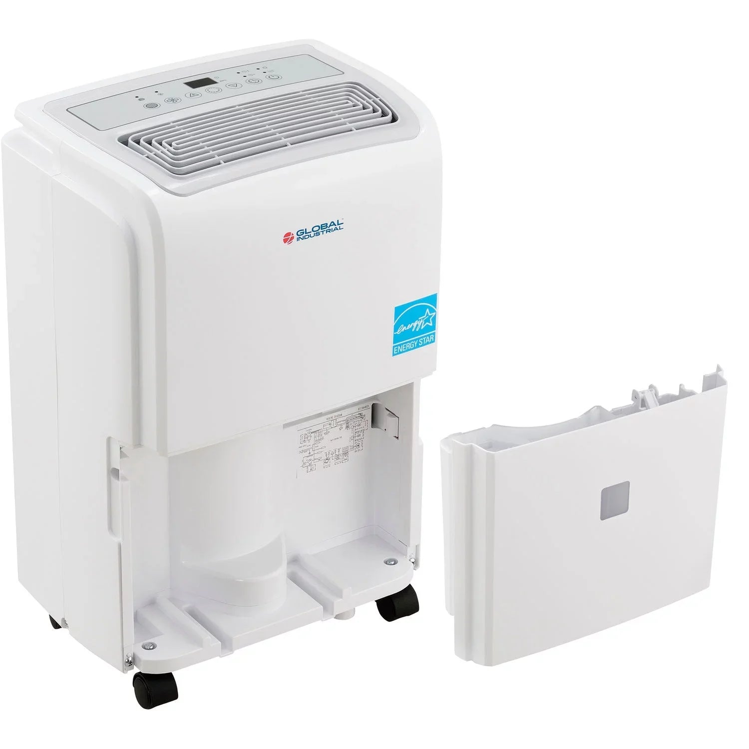 Global Industrial Portable Dehumidifier, Energy Star, 20 Pint