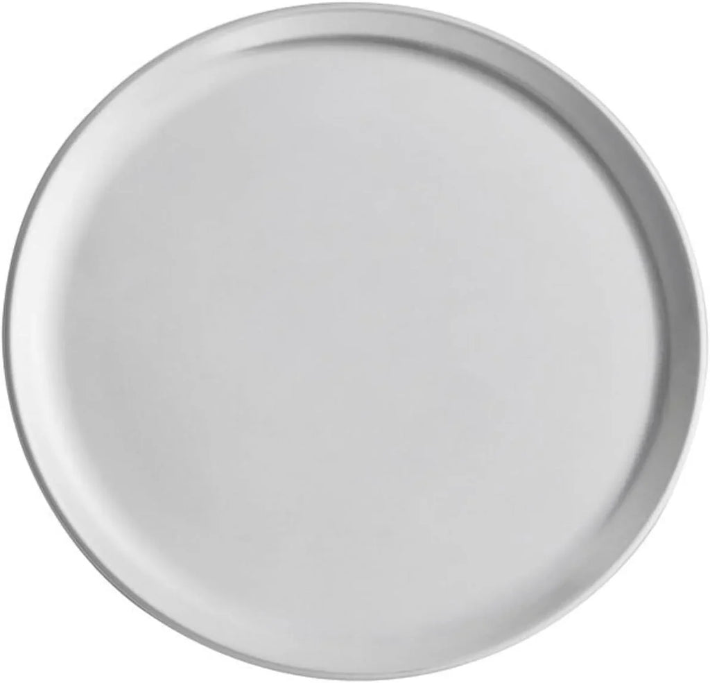 TrueCraftware- Set of 6 Aluminum 13” Pizza Tray Pan Coupe Style - Bakeware Round Pizza Pan Pizza Tray Baking Tray Round Baking Tray for Home Kitchen Pizzeria & Restaurants