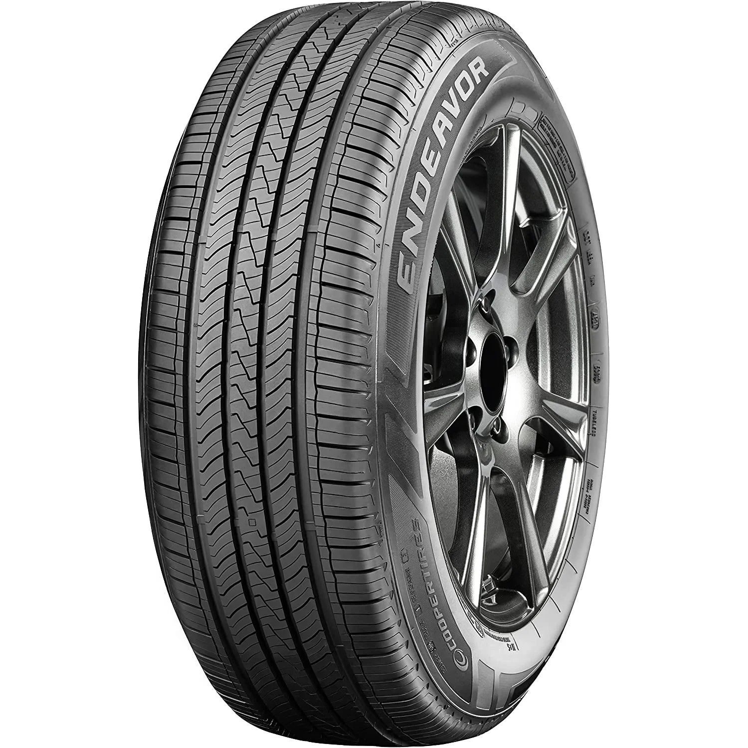 Set of 4 () Cooper Endeavor 225/50R17 98V   / All Season Tires Fits: 2012-15 Chevrolet Cruze , 2012-18 Ford Focus Electric