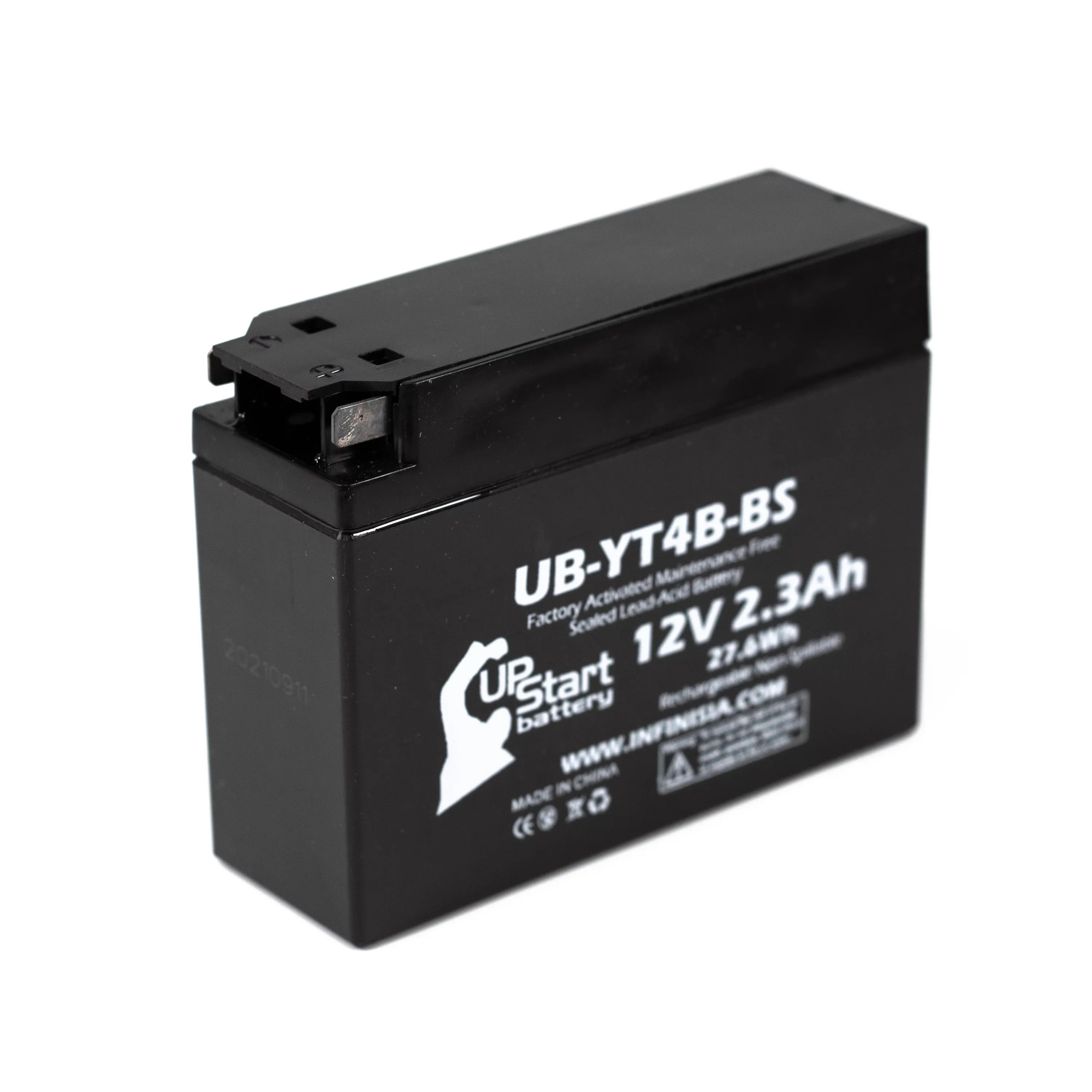 5-Pack UpStart Battery Replacement for 2012 Yamaha  () 400CC Factory Activated, Maintenance Free, Motorcycle Battery - 12V, 2.3Ah, --
