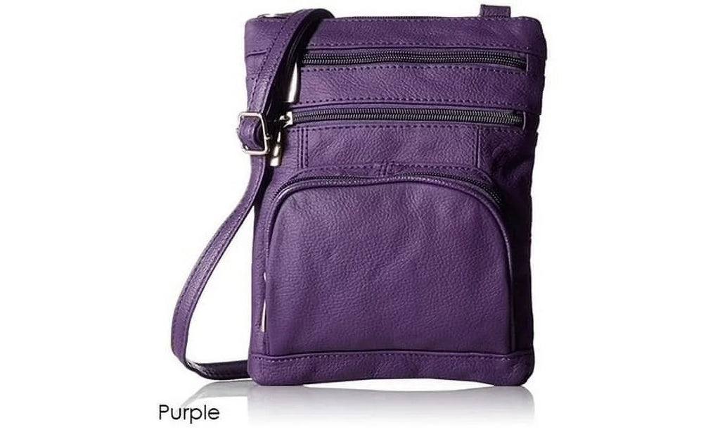 Super Soft Leather Plus Size Crossbody Bag