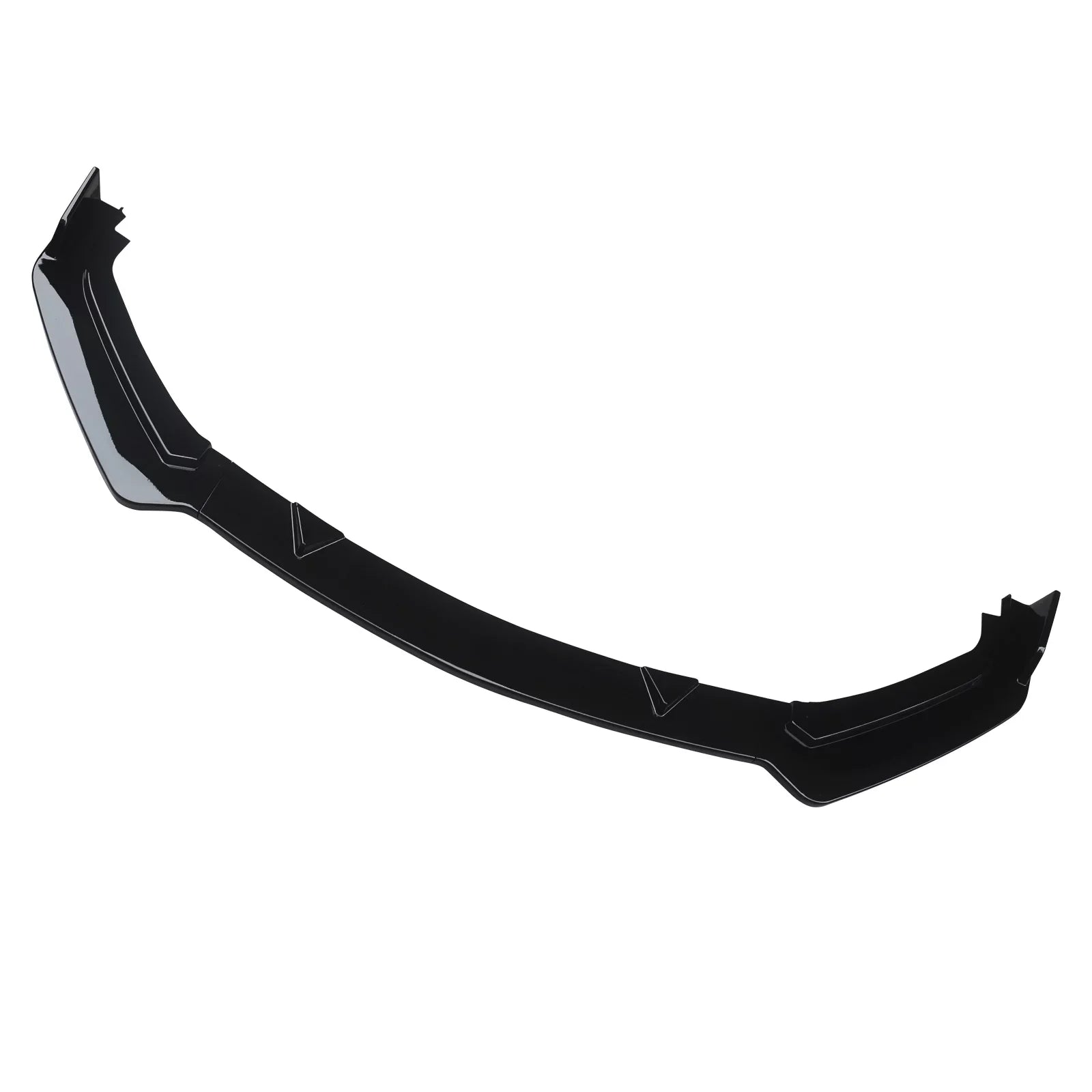 Front Bumper Lip for 2017-2023 Infiniti  Gloss Black 3PCS