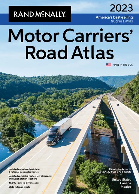 Pre-Owned Rand Mcnally 2023 Motor Carriers' Road Atlas (Paperback) 9780528026416