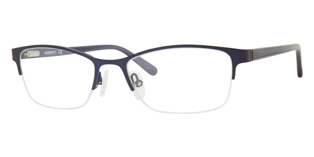 Adensco 230 Semi-Rimless Cat Eye/Butterfly Blue Eyeglasses