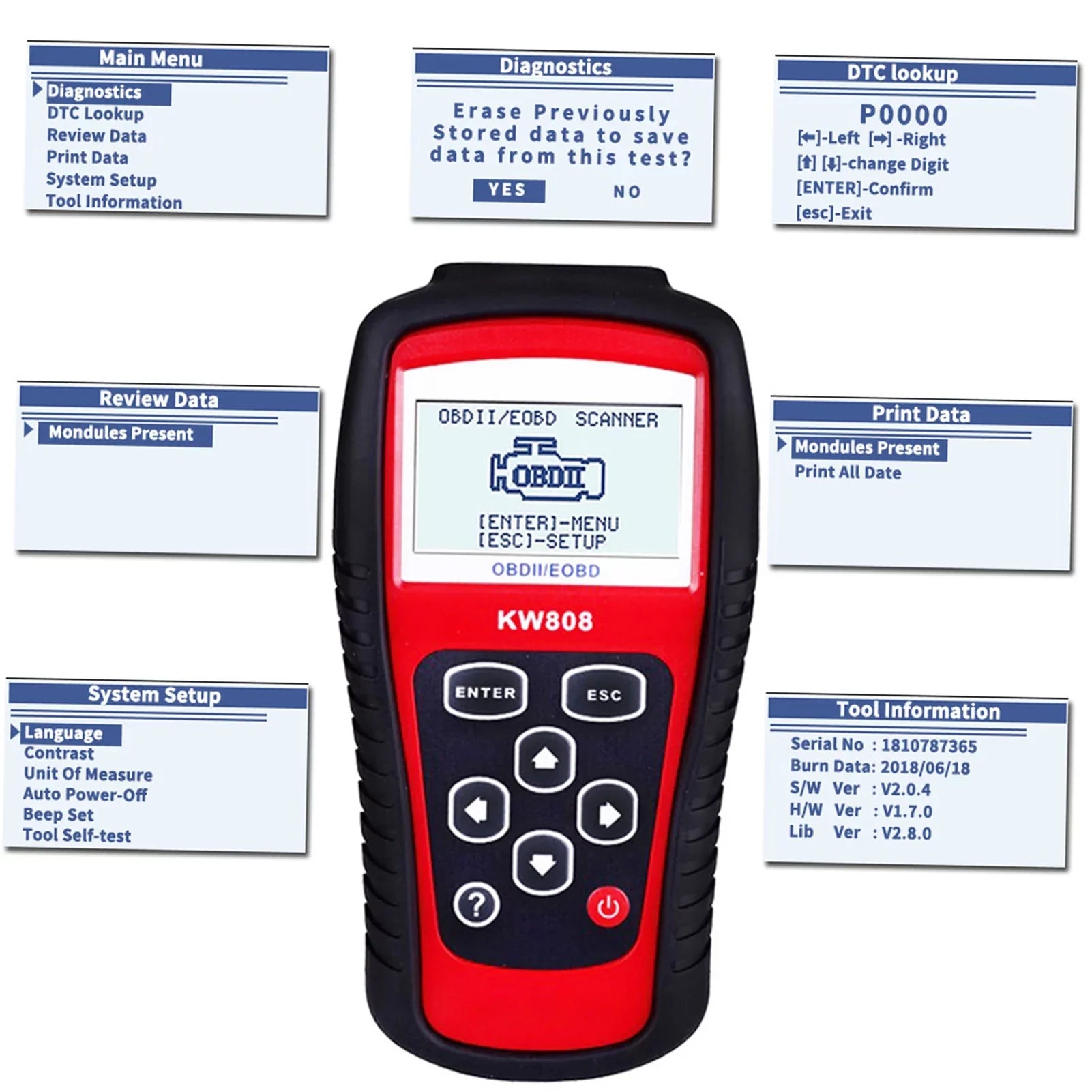 Mixfeer  /  Cars Code Reader and Auto Scanner Detection Decoder