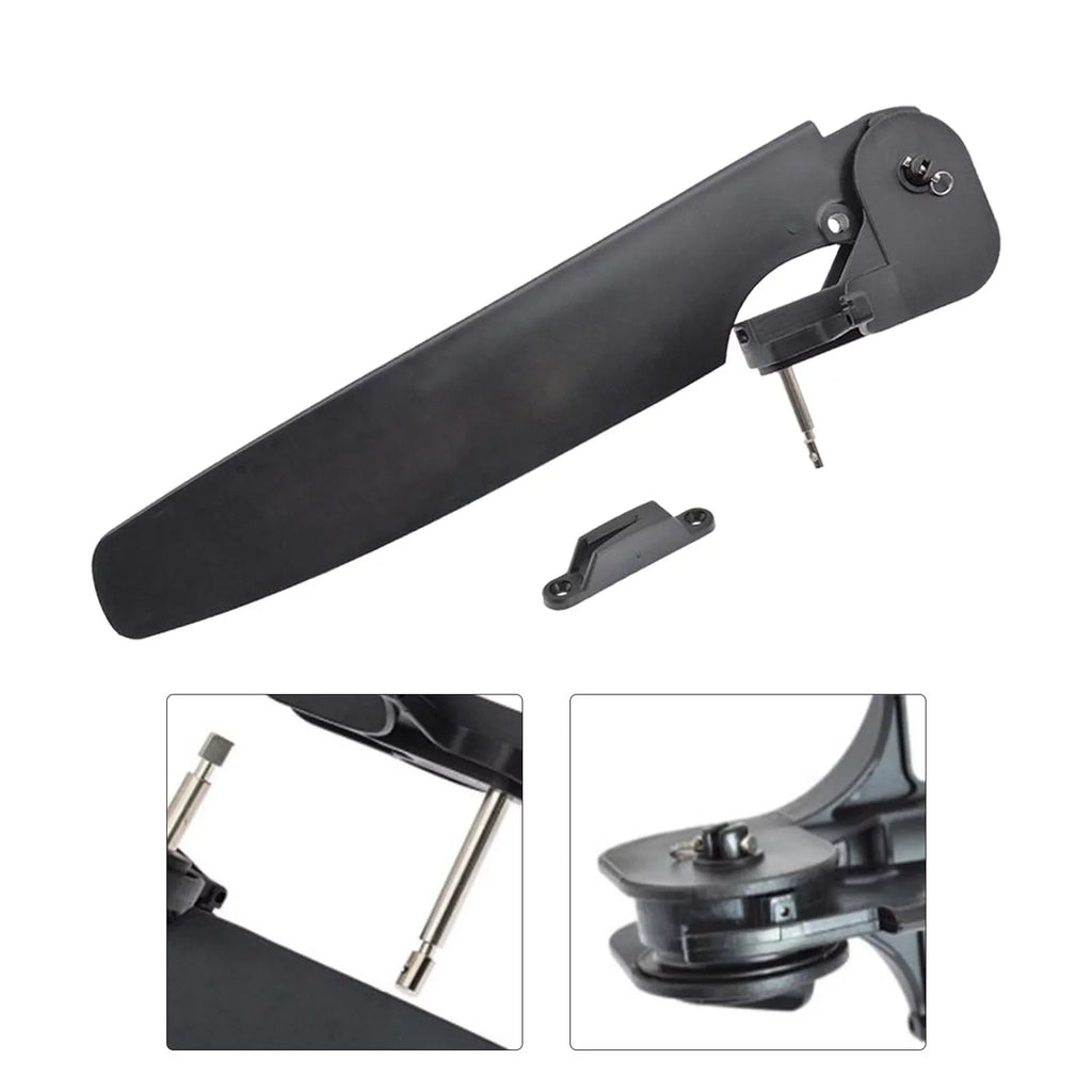Nylon Kayak Boat Rudder Tackle Steering System Adjustable Tackle Universal Kayak Angling Fixation for Canoe Tail Fishing Sea Part 80mm pin