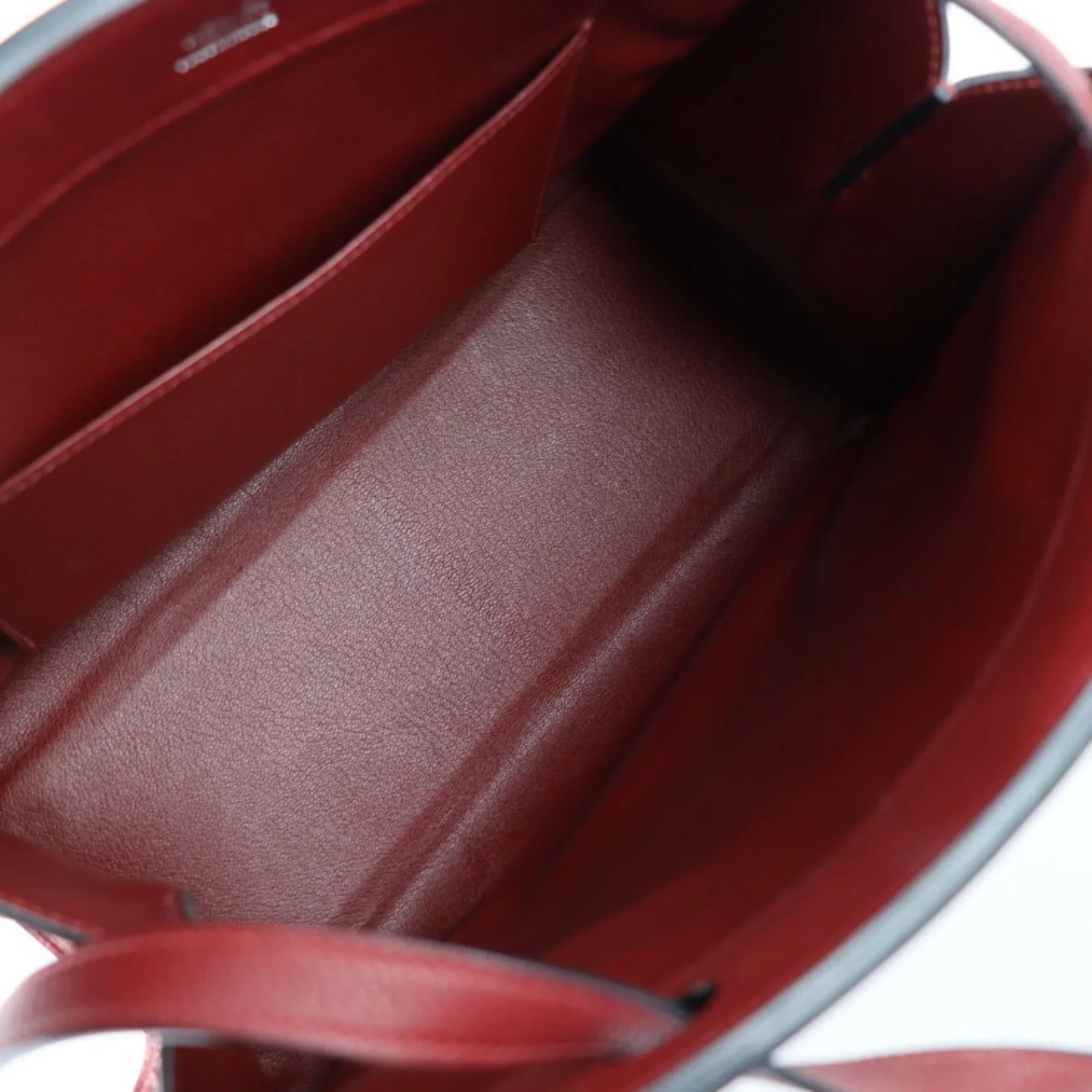 Pre-Owned  Hermes Museau Shoulder bag Taurillon Clemence Rouge Ash Tote □ stamp (Good)