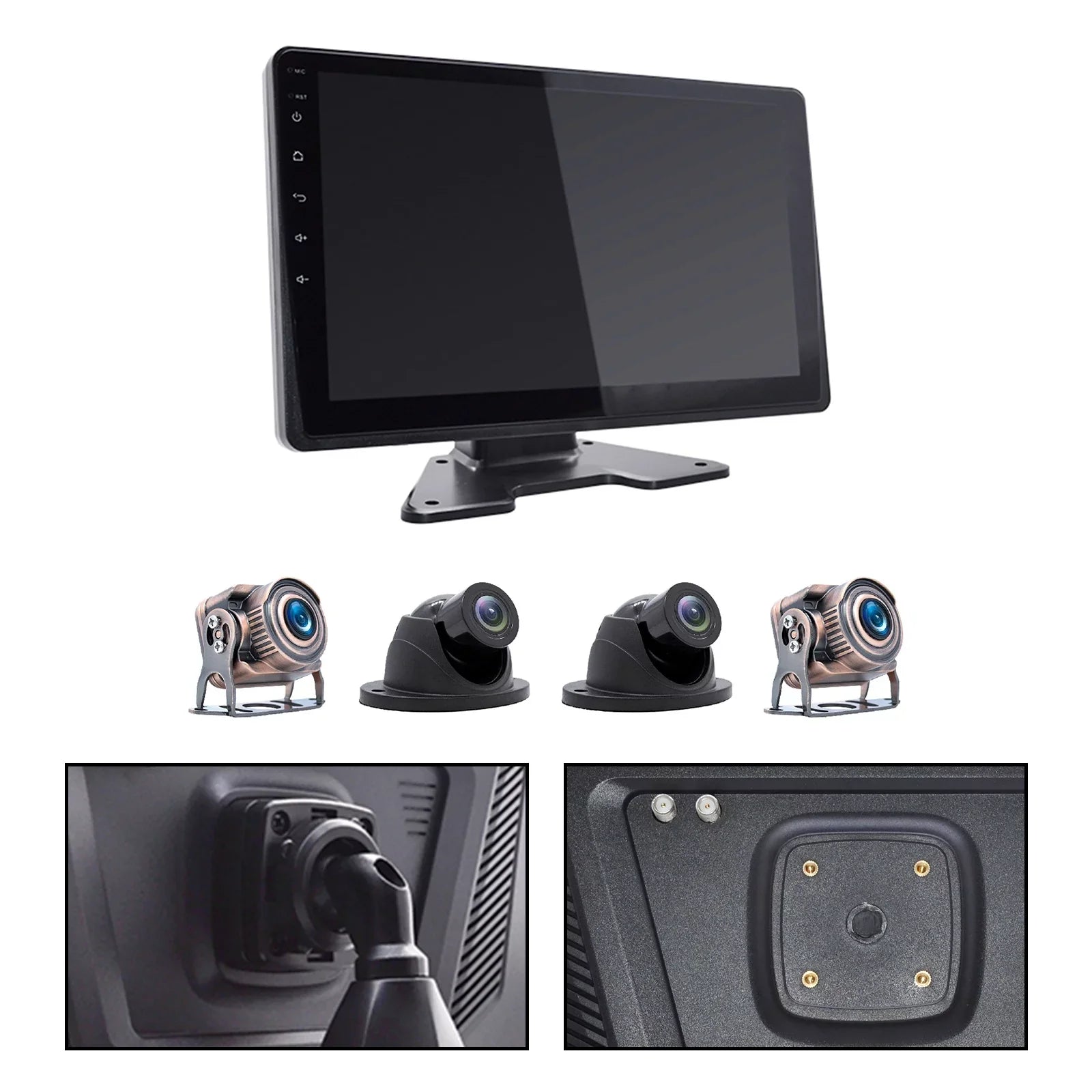 10.1"Monitor  Driving Video Recorder Touch Screen  for  Truck Bus Camera