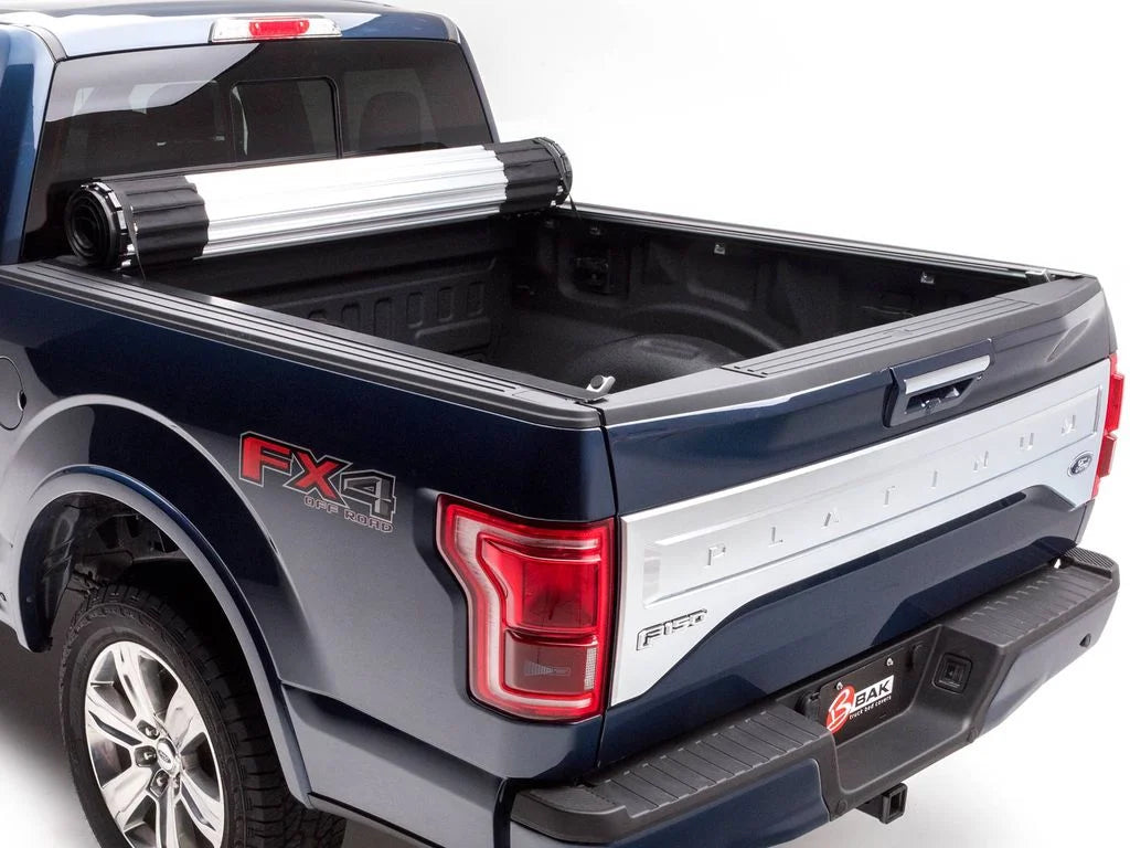 by RealTruck Revolver  Hard Rolling Truck Bed Tonneau Cover | 39329 | Compatible with 2015 - 2020 Ford -150 5' 7" Bed (67.1")