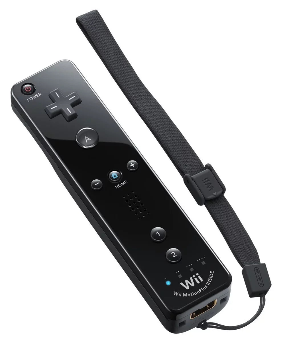 Restored Black Nintendo Wii Console with Just Dance 3 Motion Plus (Refurbished)