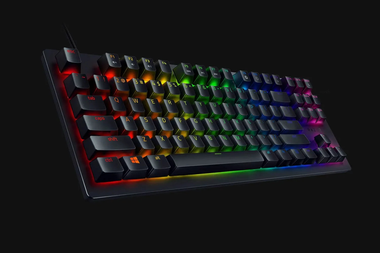 Razer Huntsman Tournament Edition Gaming Keyboard, w/ Linear Optical Switches & Chroma  Lighting (Used)