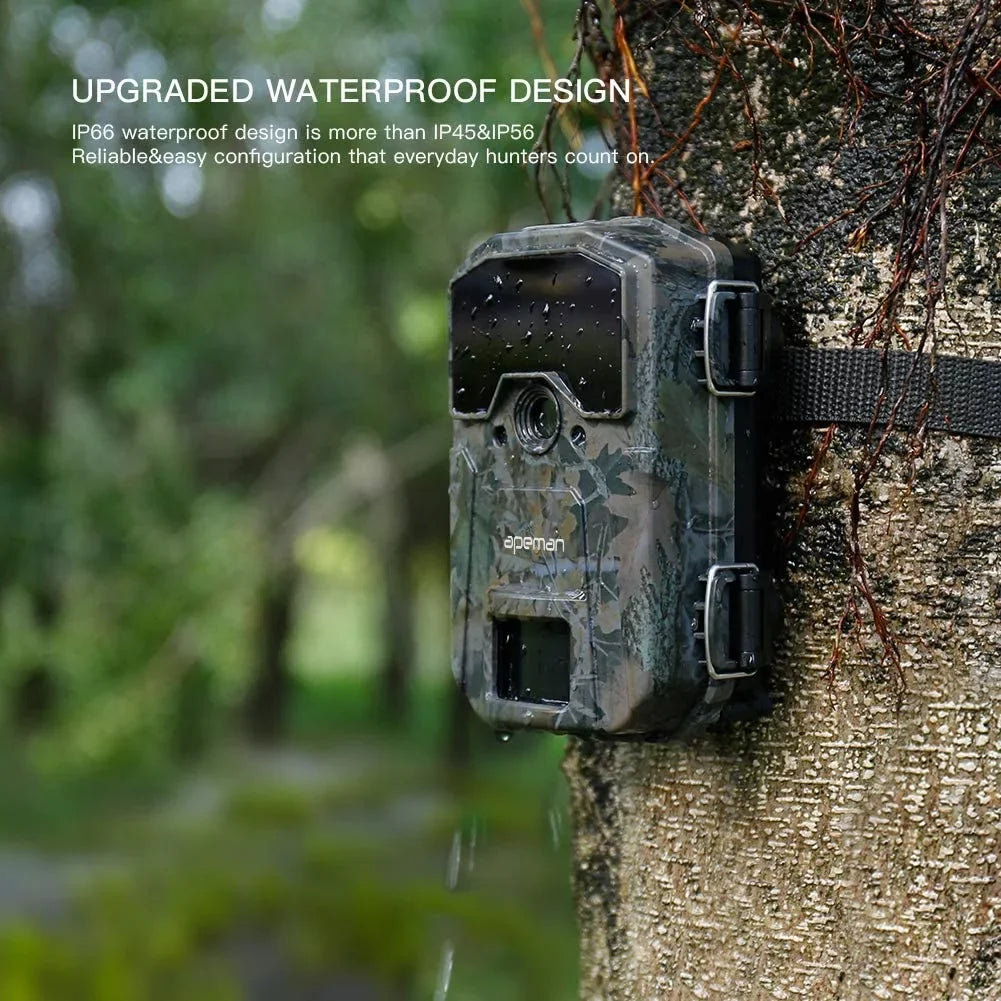 Infrared Trail Camera 20MP 1080P Wildlife Camera, Farm Monitoring, Night Detection Game Camera