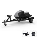 Weatherproof Jet Ski Cover For  Jet Ski Ultra 300X 2007-2013 -  / Black Color - All Weather - Trailerable - Protects from Rain, Sun, And More! Includes Trailer Straps And Storage Bag