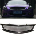 Front Car Bumper Grille Grill for Infiniti   Nissan Skyline 2010-2014 Sedan Carbon Fiber
