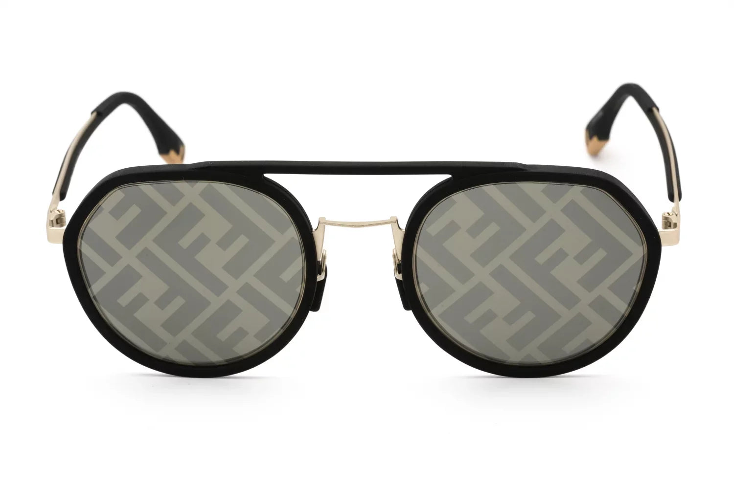 Fendi Pattern Pilot Men's Sunglasses  02C 51