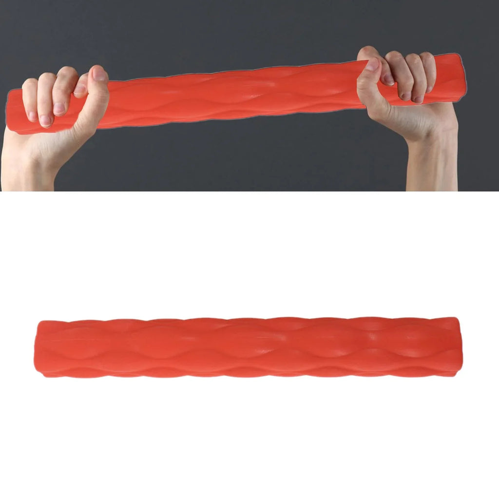kesoto Twist Exerciser Bars Body Massage Rod Flexible Manual Resistance Bar Silicone Bar for Home Back Muscle Training Gym Equipment