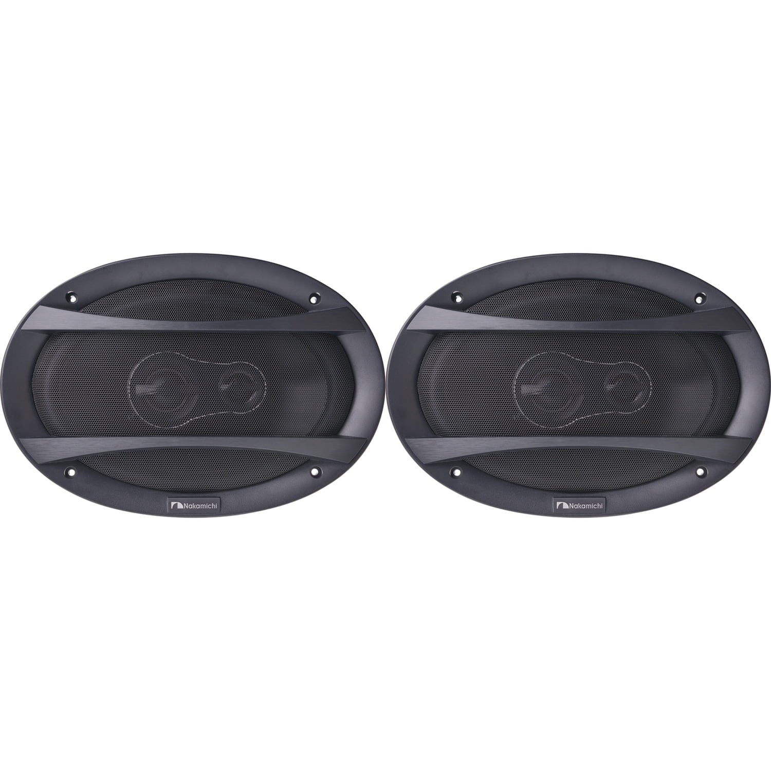 Nakamichi 6x9" 3 Way Coaxial Speakers 4 Ohm 500 Watts Max Power  Pair