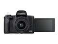 Canon   Mark  24.1 Megapixel Mirrorless Camera with Lens, 0.59", 1.77", Black