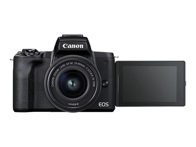 Canon   Mark  24.1 Megapixel Mirrorless Camera with Lens, 0.59", 1.77", Black